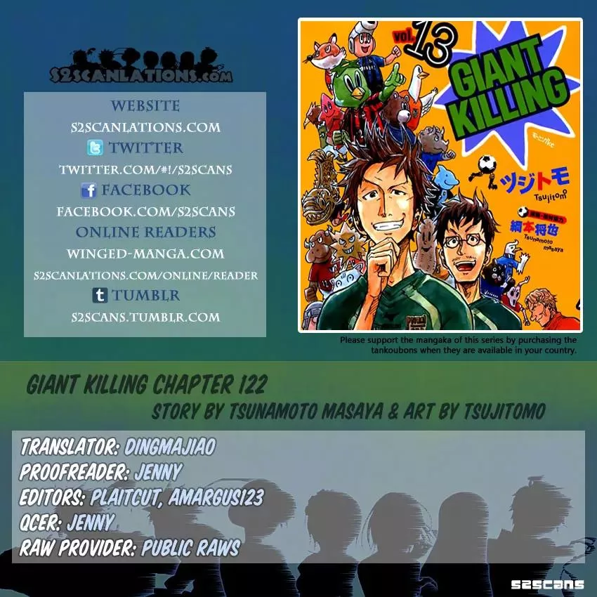 Read Giant Killing Chapter 122 Online