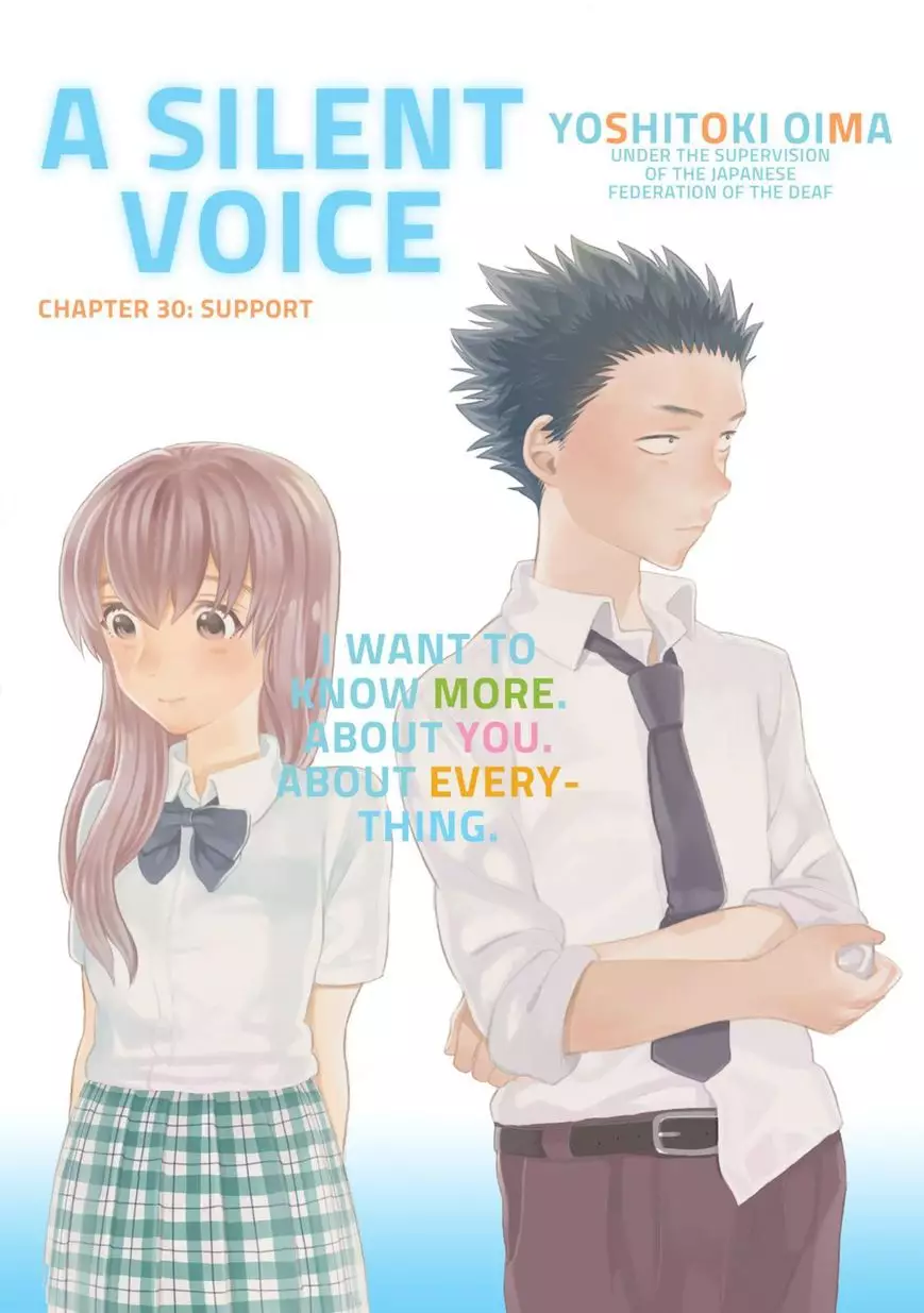 Read Koe no Katachi Chapter 030 - Support Online