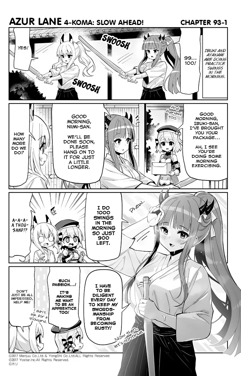 Read Azur Lane 4-koma: Slow Ahead Chapter 93 Online