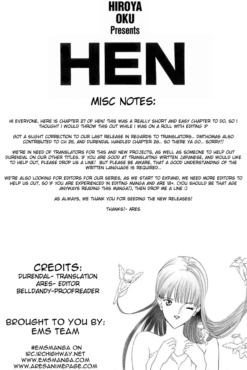 Read Hen Chapter 27 - Instigator of Chaos Online