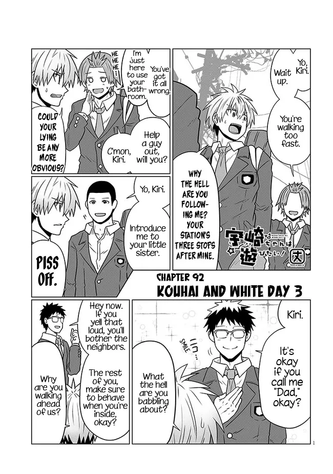 Read Uzaki-chan wa Asobitai! Chapter 92 - Kouhai and White Day 3 Online