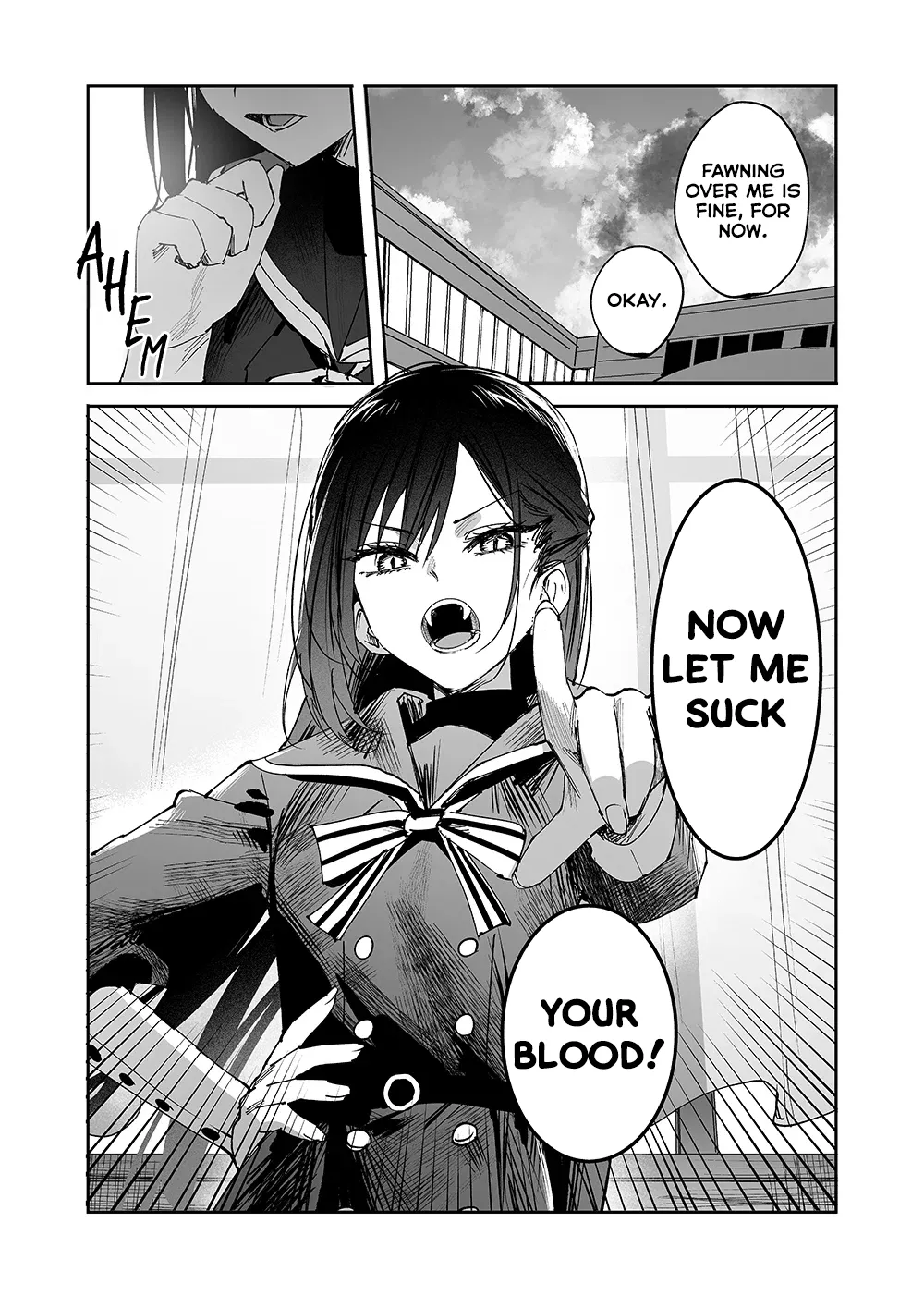 Read Girls × Vampire Chapter 2 - Ruruna-sama Sucks Online