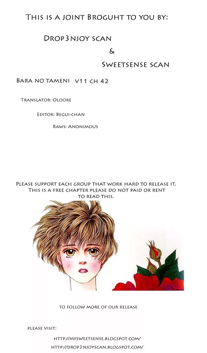 Read Bara no Tameni Chapter 42 - Sunny Essay Online