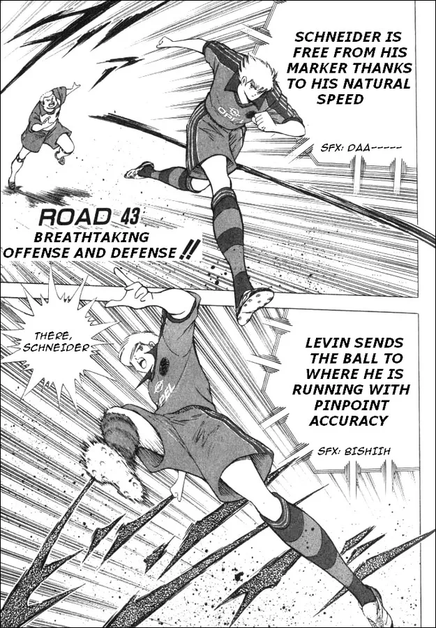 Read Captain Tsubasa Road to 2002 Chapter 43 - Breathtaking Offence and Defence Online