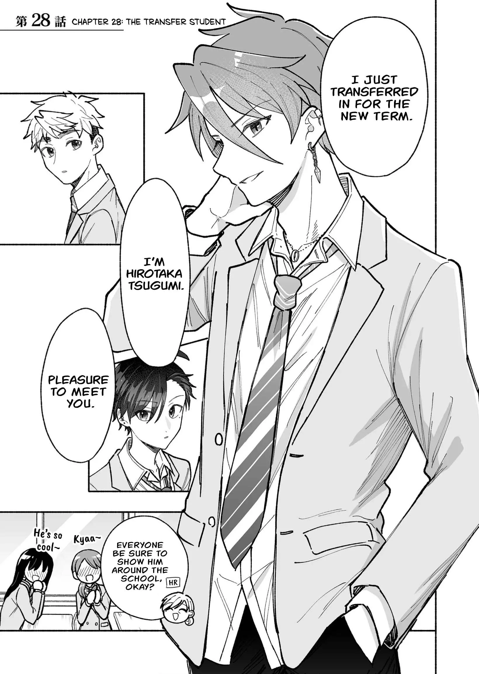 Read Kakkoii Onnanoko to 12-centi no Yakusoku Chapter 28 - The Transfer Student Online