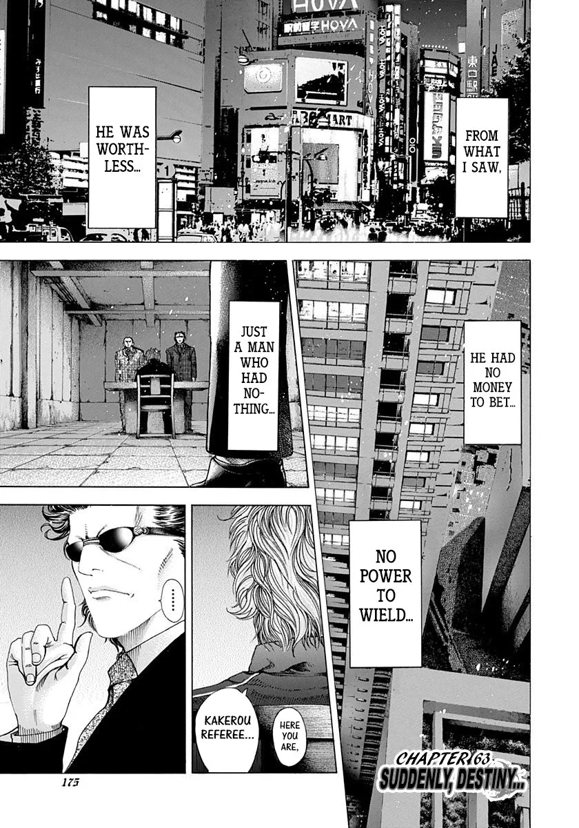 Read Usogui Chapter 63 - Suddenly, Destiny... Online