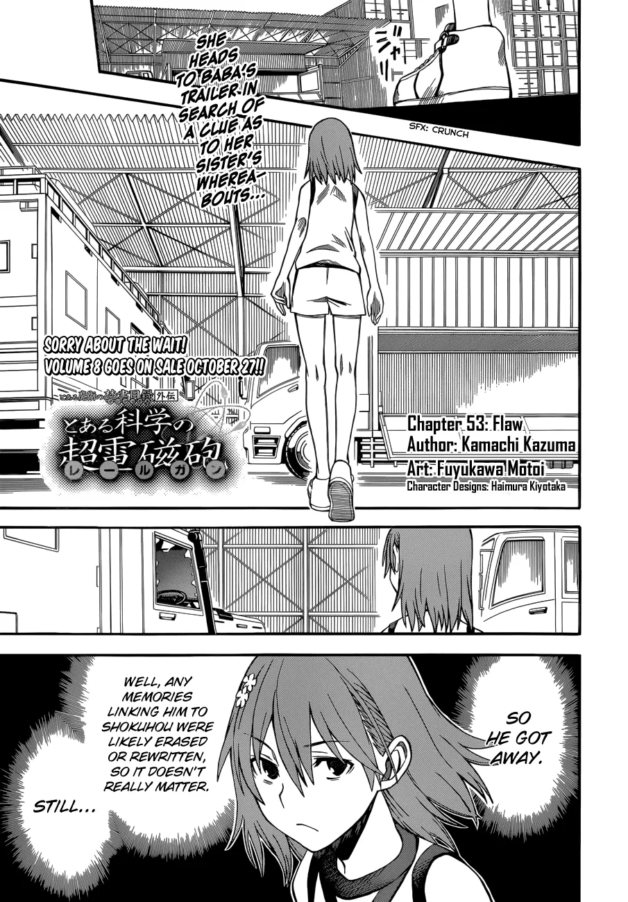 Read To Aru Kagaku no Railgun Chapter 53 - Flaw Online