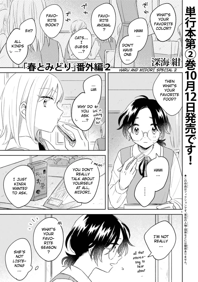 Read Haru to Midori Chapter 9.5 Online