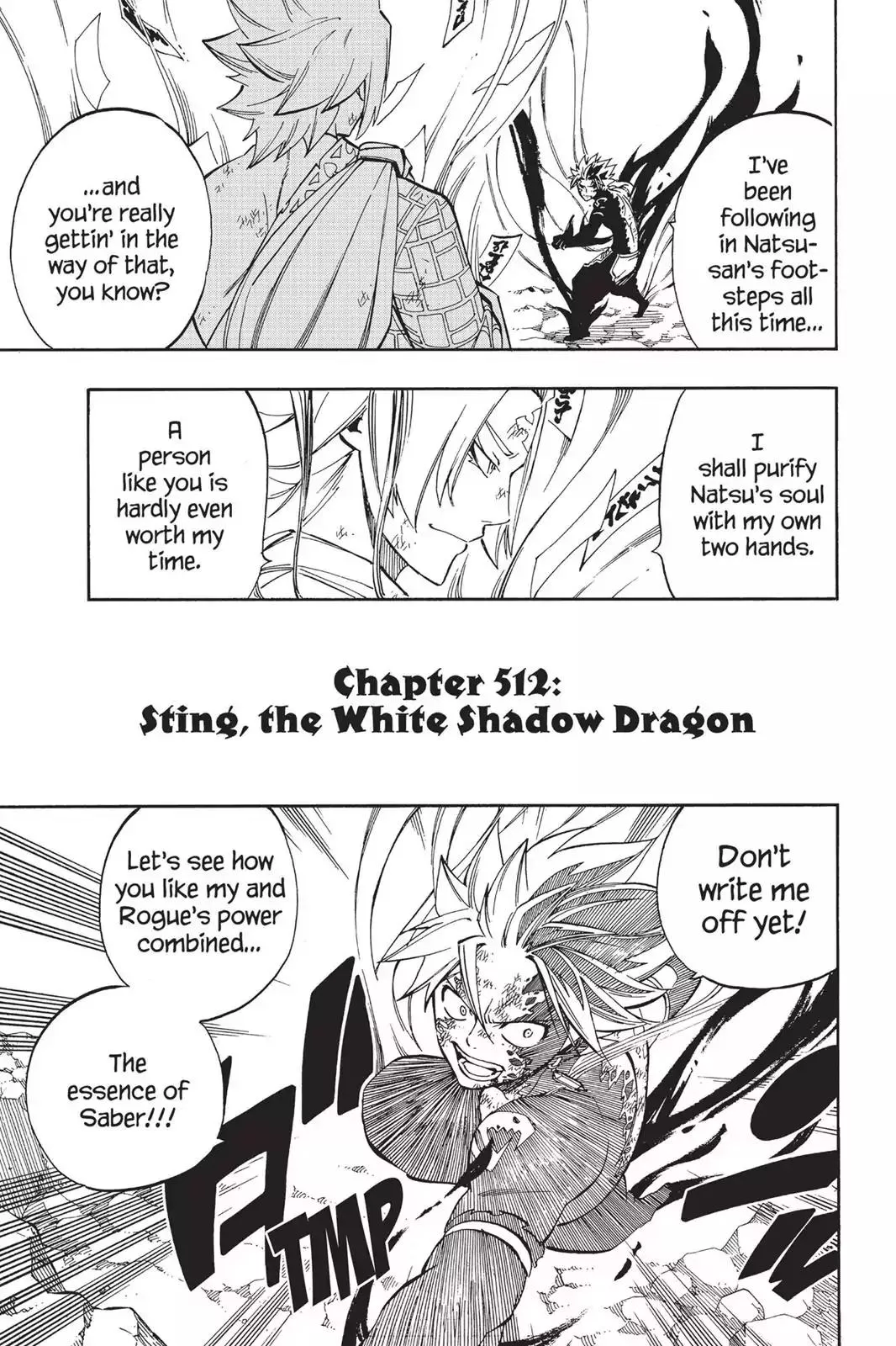 Read Fairy Tail Chapter 512 - Sting, The White Shadow Dragon Online