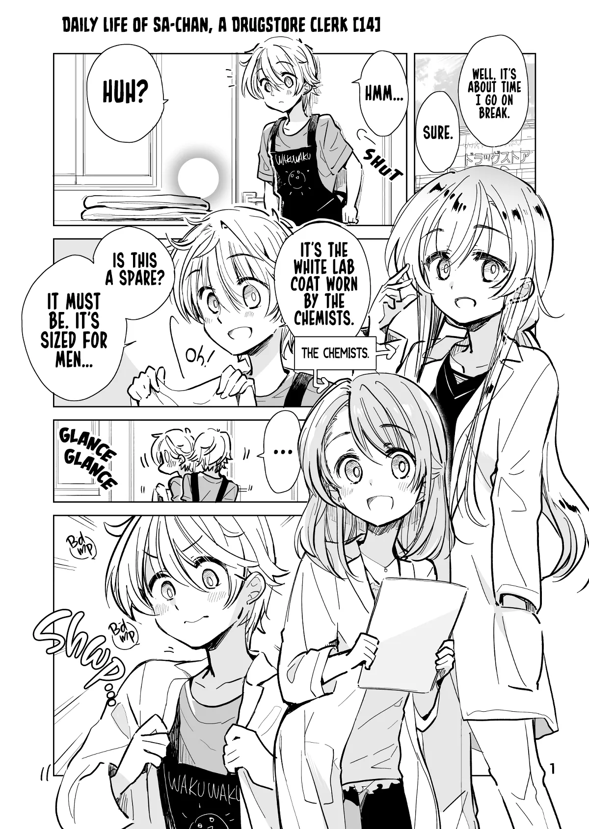 Read Daily Life of Sa-chan, a Drugstore Clerk Chapter 14 Online