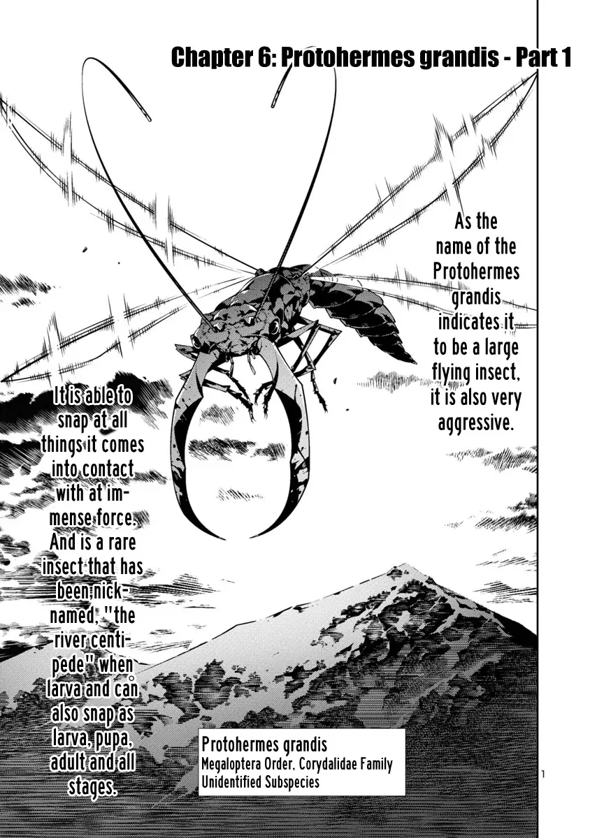 Read Kyochuu Rettou Chapter 8 - Protohermes Grandis - Part 1 Online