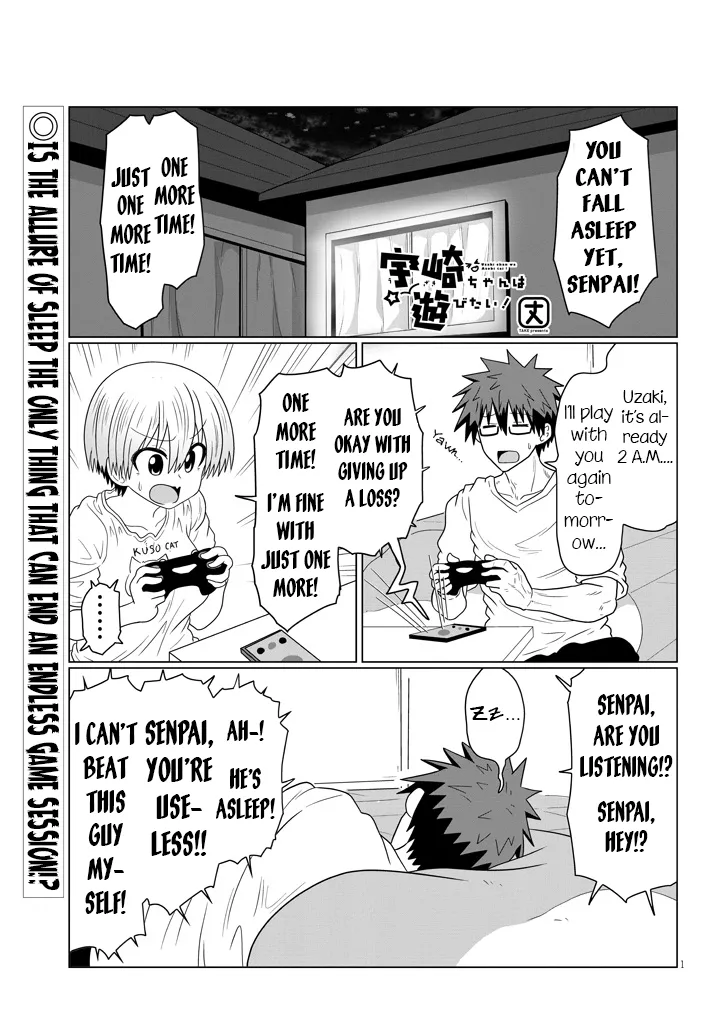 Read Uzaki-chan wa Asobitai! Chapter 38 - Kouhai and Sleep Deprivation Online