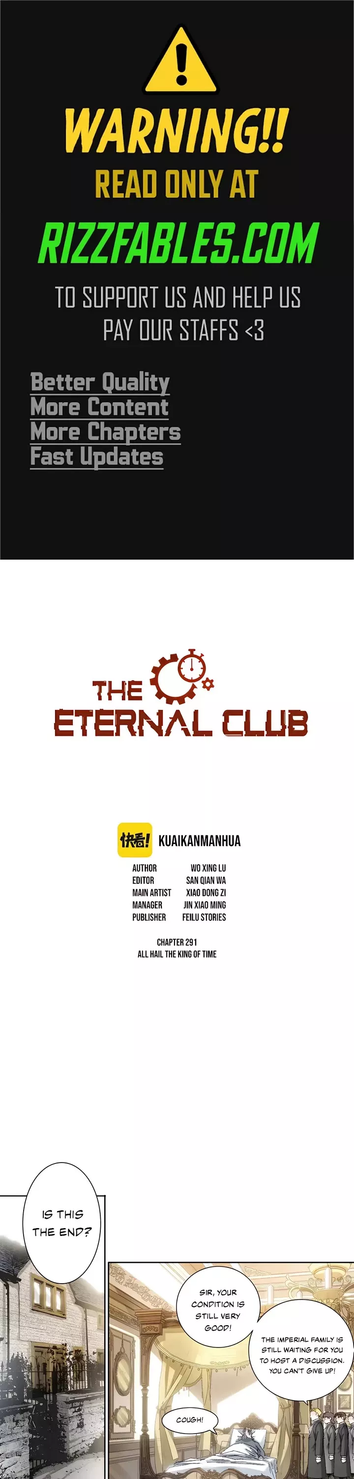 Read Eternal Club Chapter 291 Online