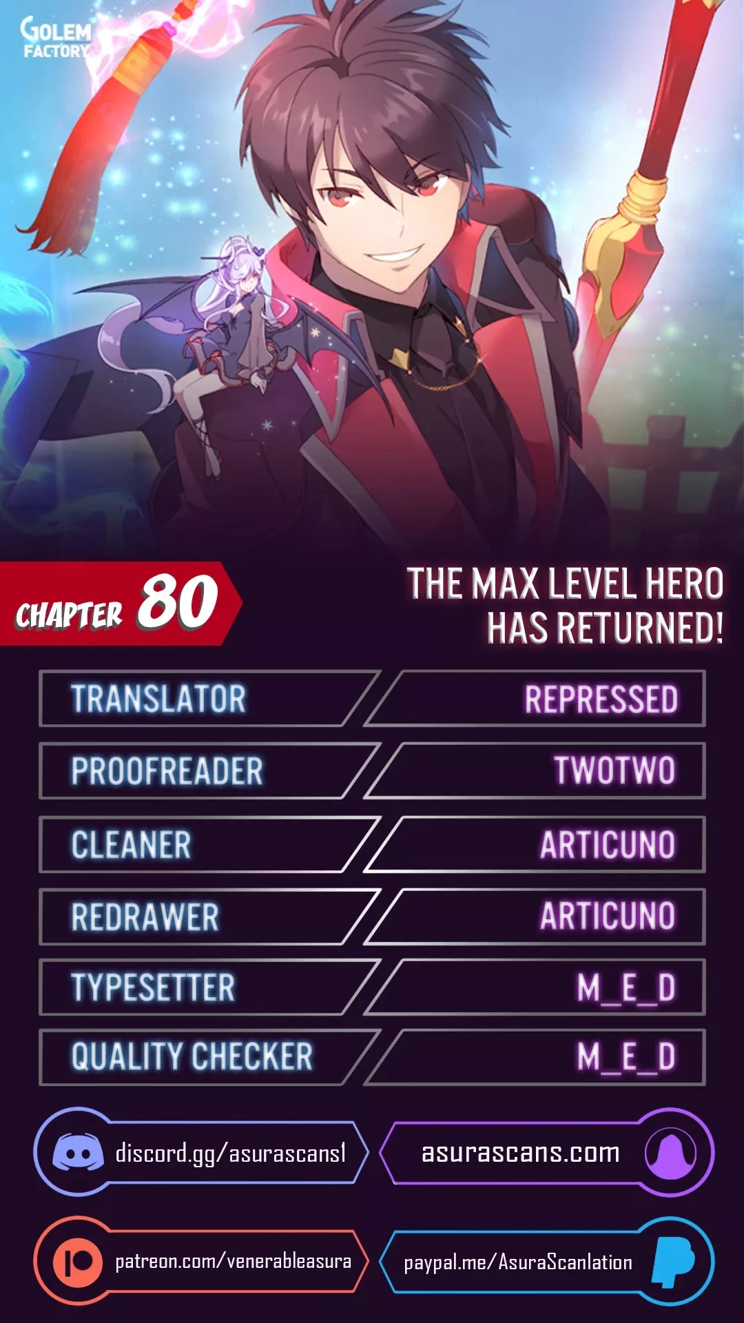 Read The Max Level Hero Has Returned! Chapter 80 Online