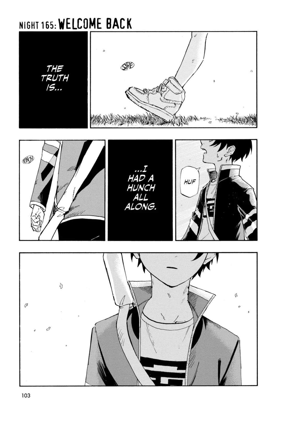 Read Yofukashi no Uta Chapter 165 Online