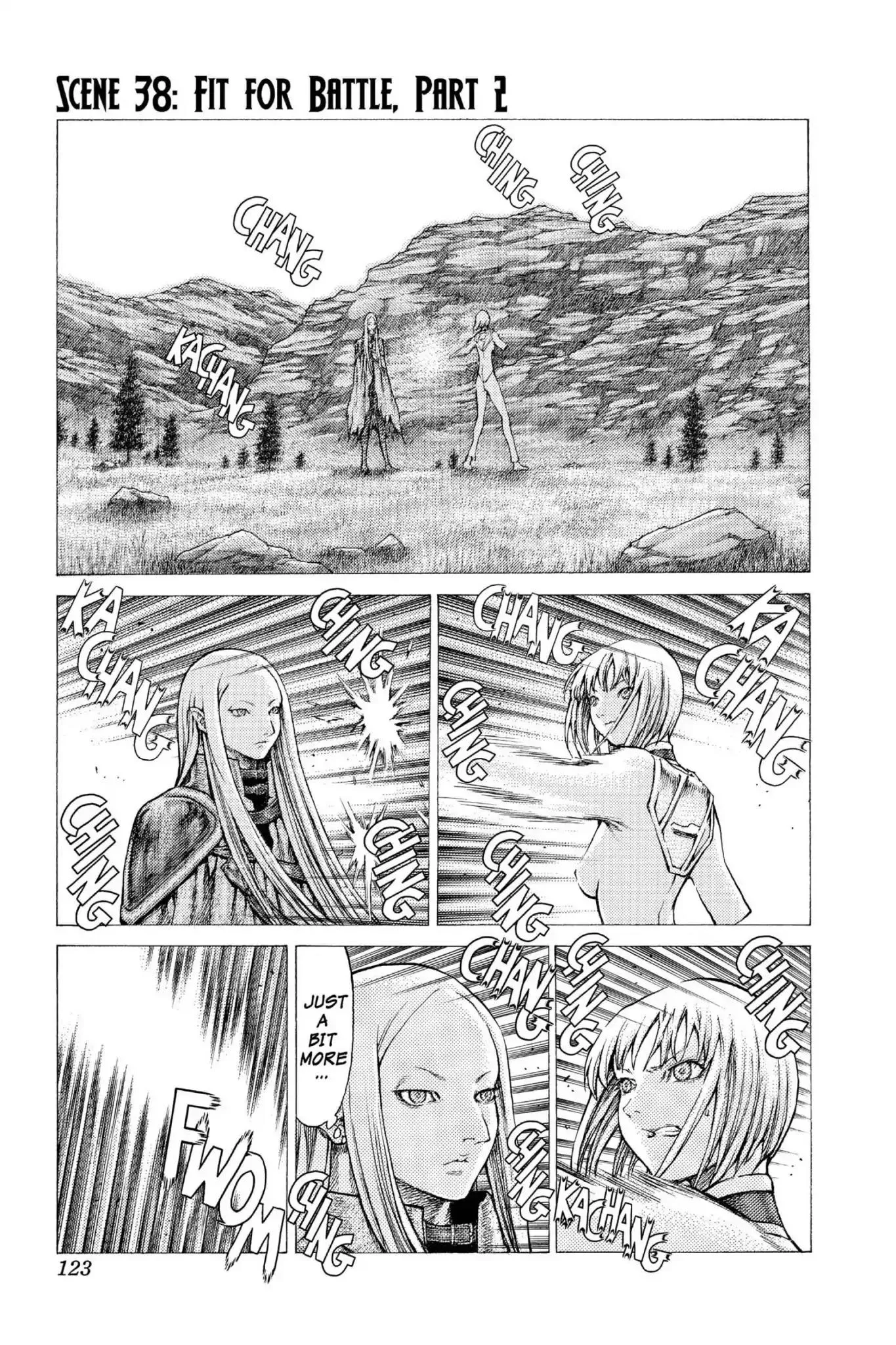 Read Claymore Chapter 38 - Vol.7 Scene 38: Fit for Battle, Part 2 Online