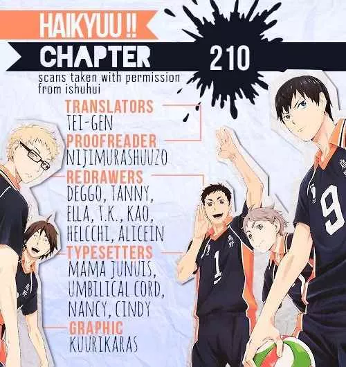 Read Haikyu!! Chapter 210 - Haven't Reached the Starting Line Yet Online