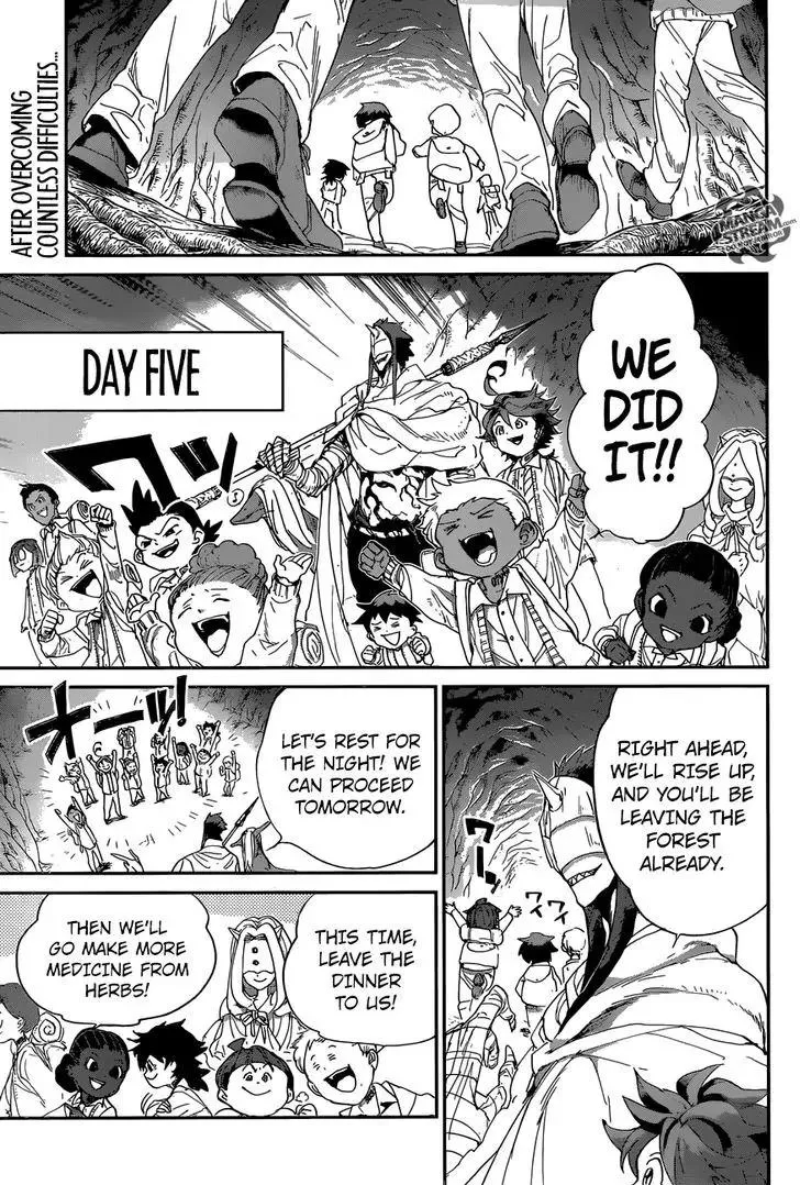 Read Yakusoku no Neverland Chapter 50 - Friends Online