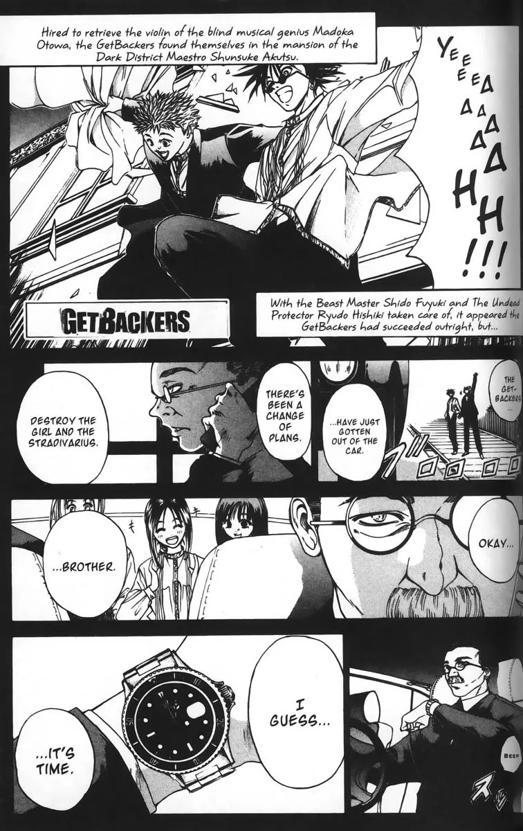 Read Get Backers Chapter 24 - Act IV: Get Back The Sound of Life (7): Gone in 60 Seconds Online