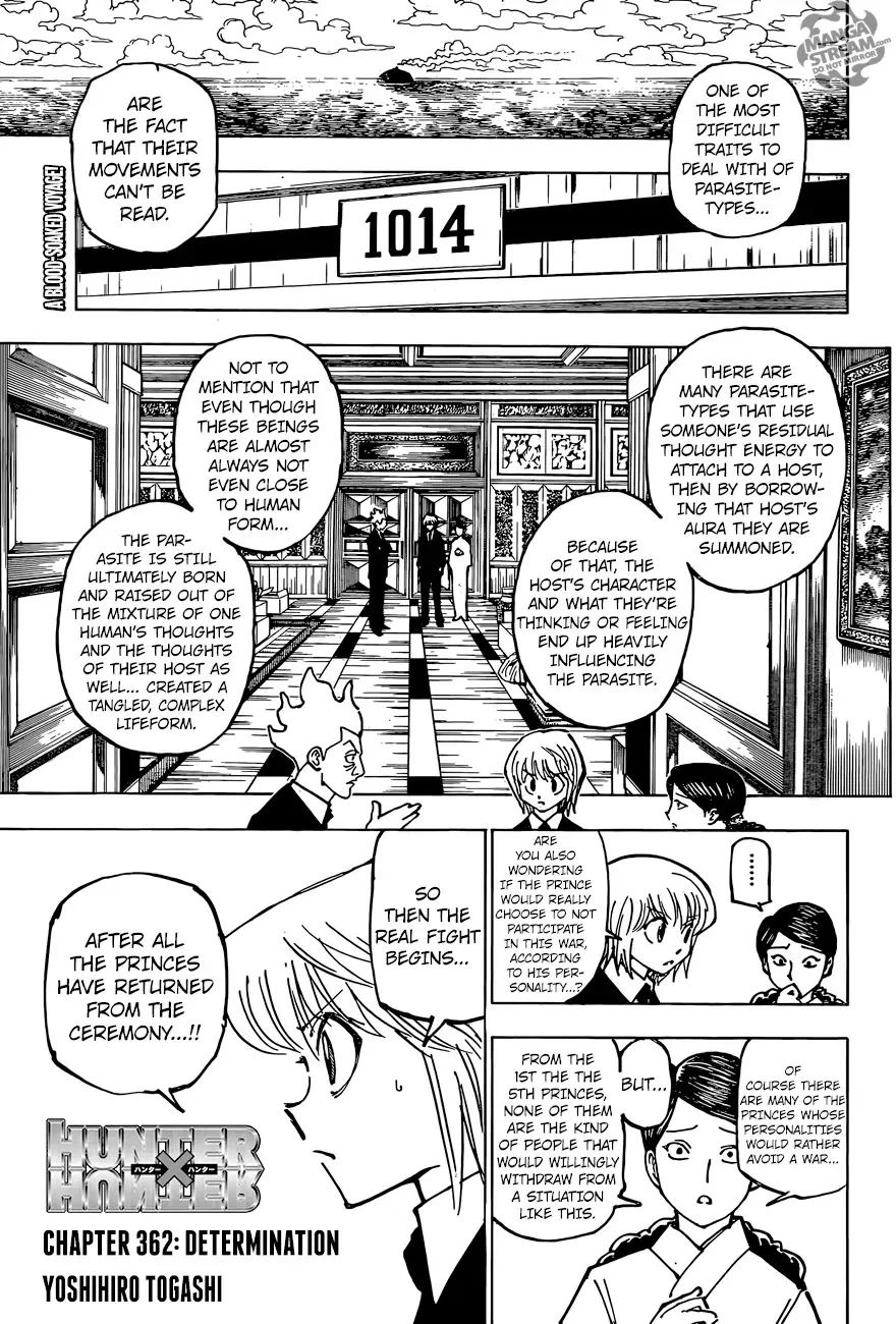 Read Hunter X Hunter Chapter 362 - Determination Online