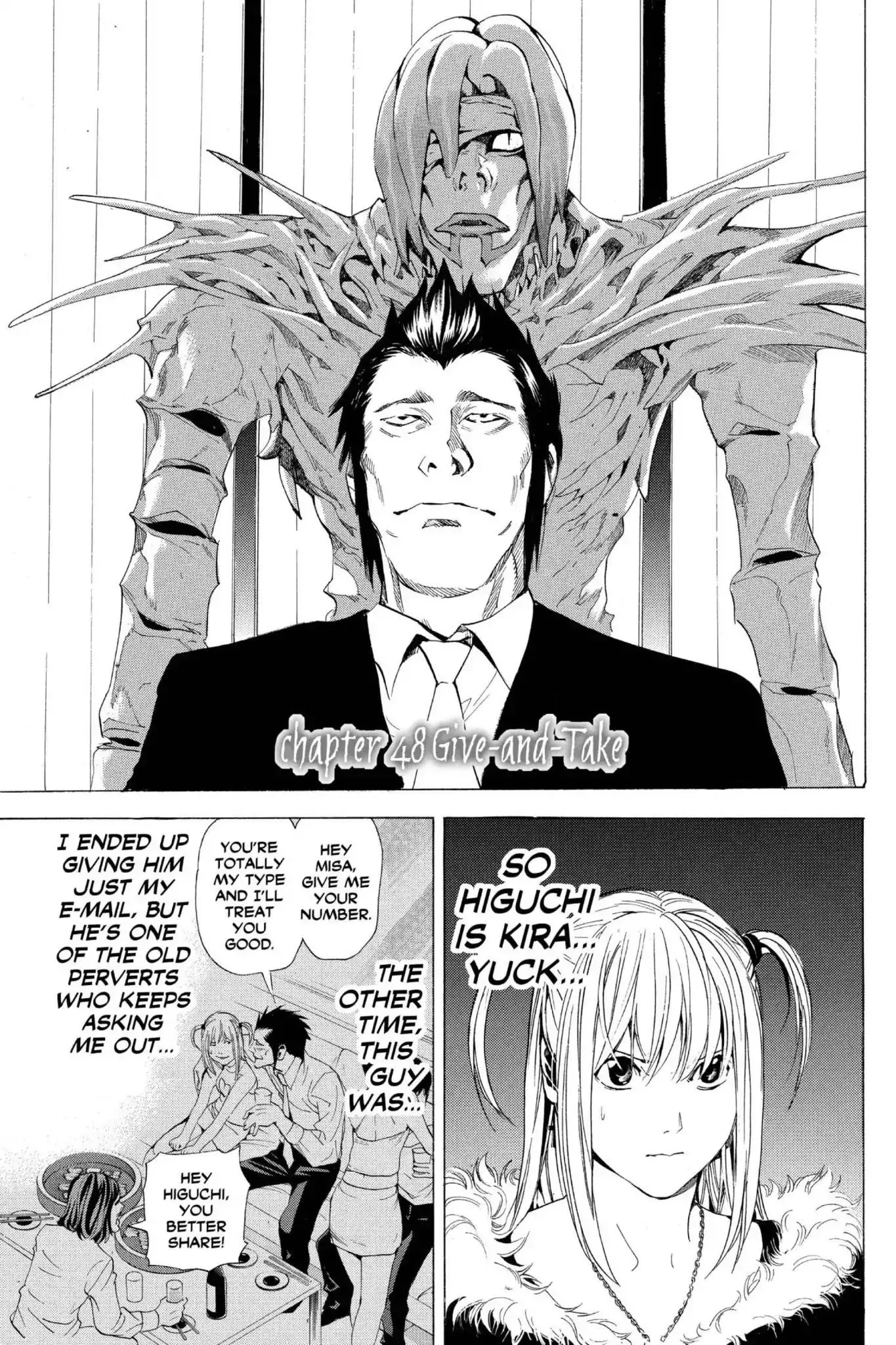 Read Death Note Chapter 48 - Give-and-Take Online