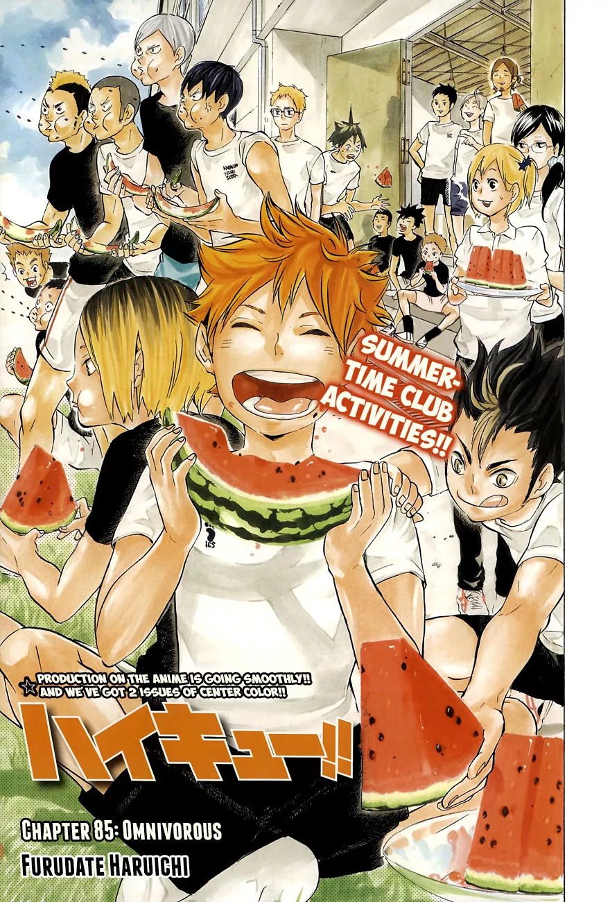 Read Haikyu!! Chapter 85 - Omnivorous Online