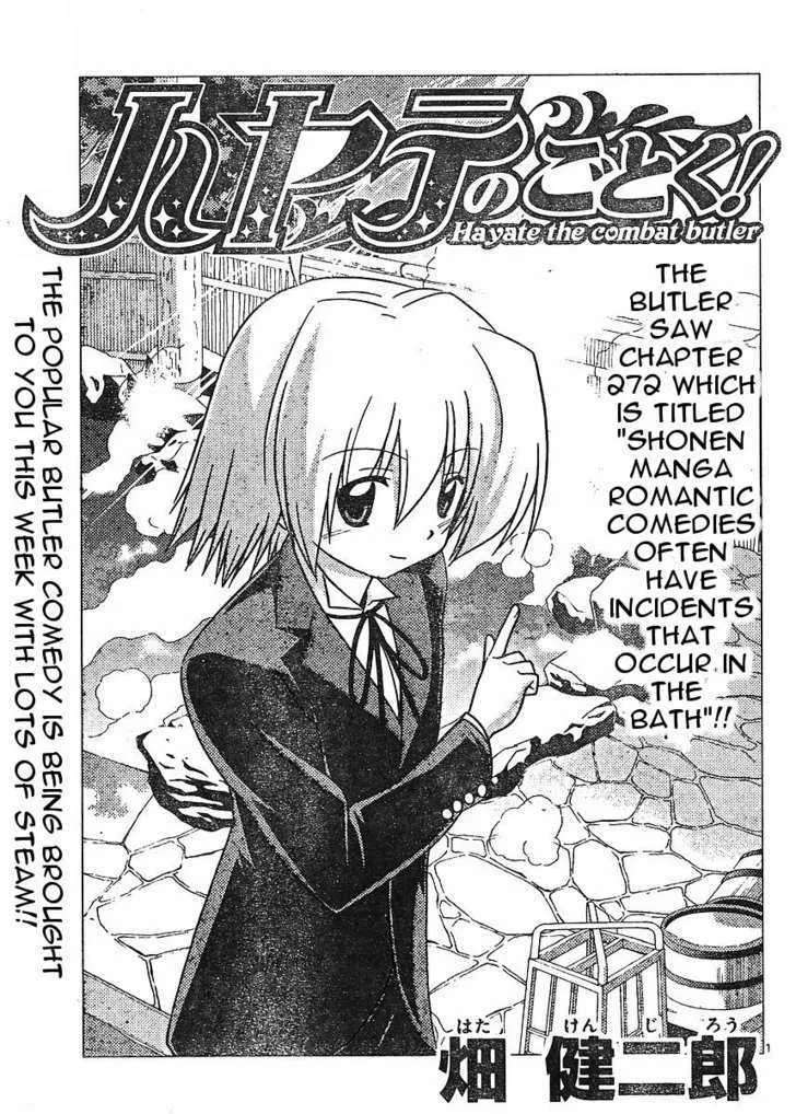 Read Hayate no Gotoku! Chapter 272 - Shonen Manga Romantic Comedies Often Have Incidents That Occur In The Bath!! Online