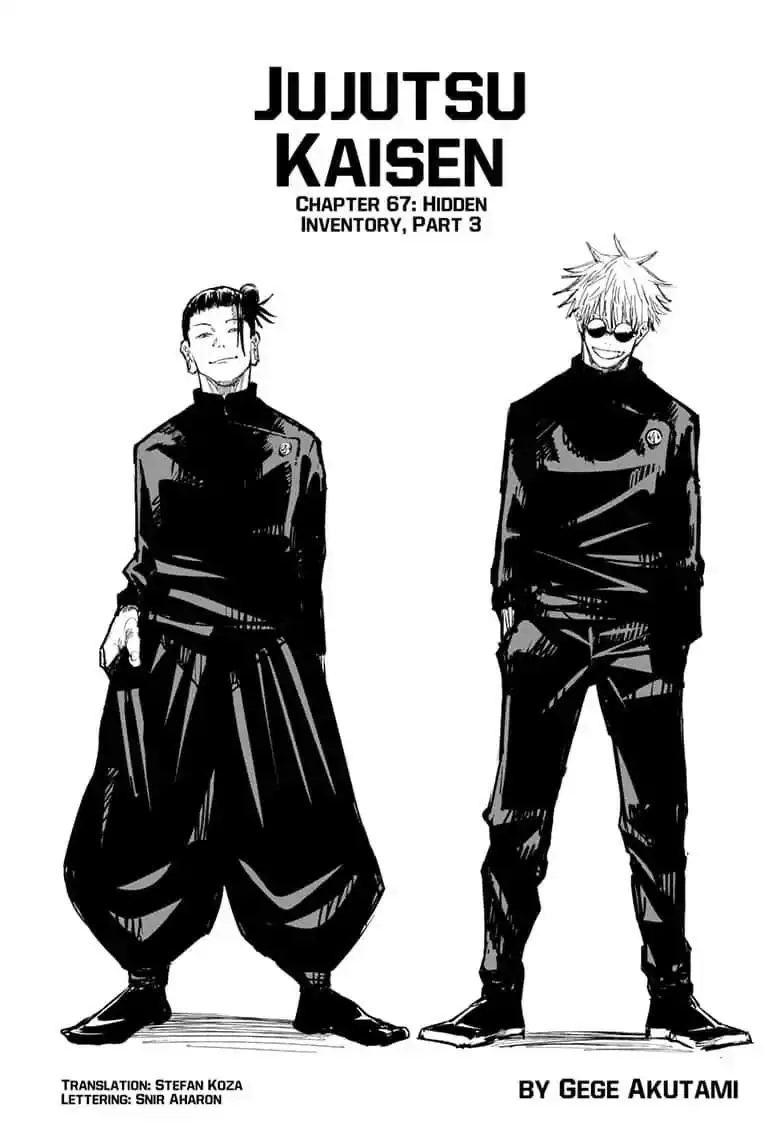 Read Jujutsu Kaisen Chapter 67 - Hidden Inventory, Part 3 Online