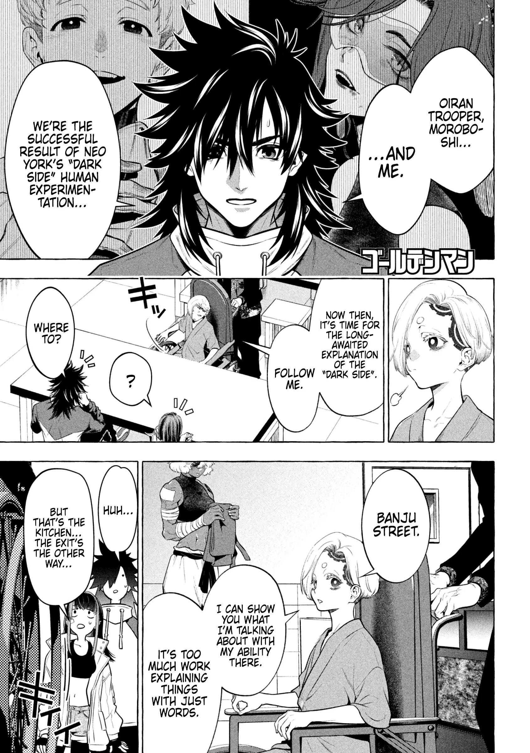 Read GOLDEN MAN Chapter 40 - About Neo York's "Dark Side" Online