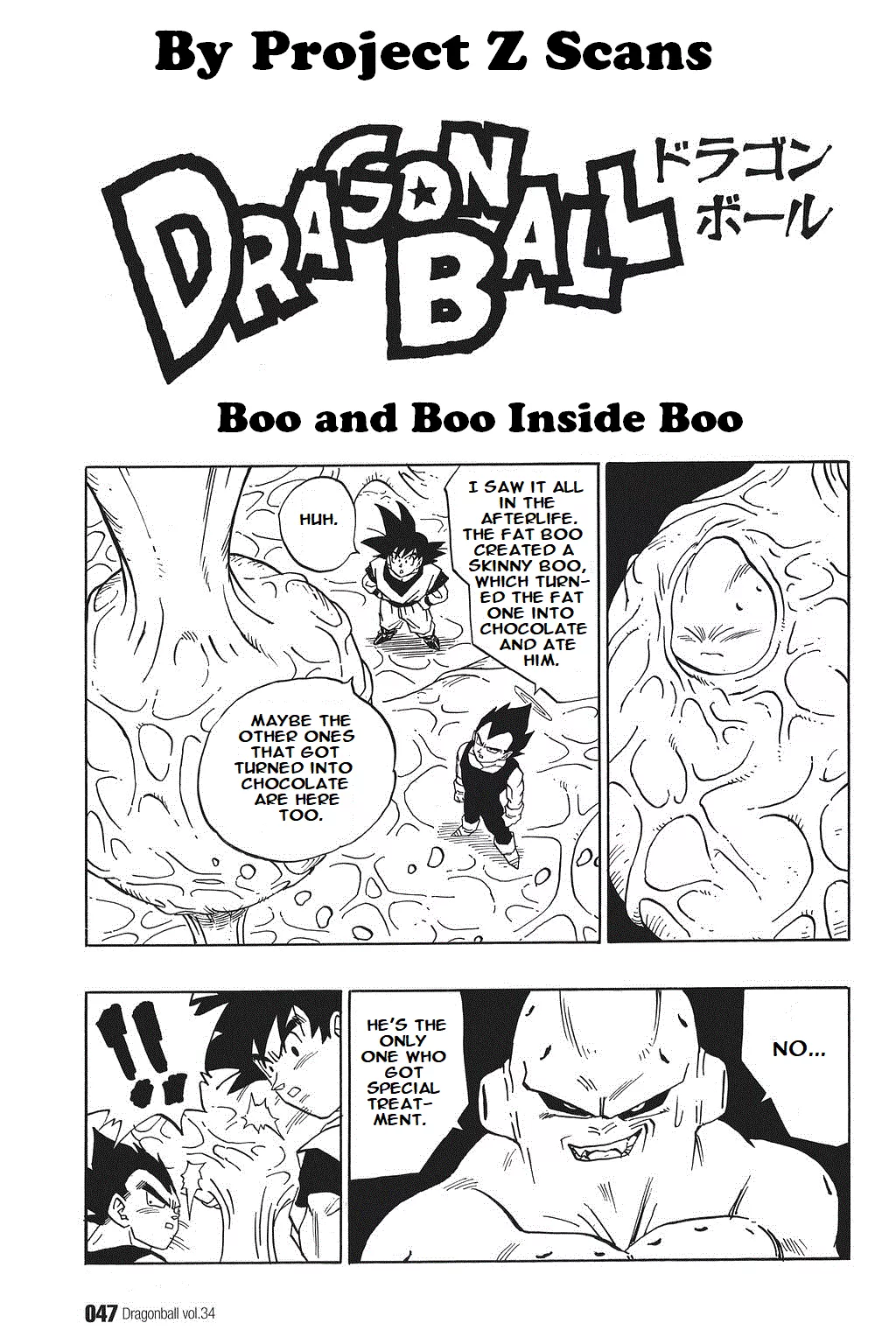 Read Dragon Ball Chapter 507 - Boo and Boo Inside of Boo Online