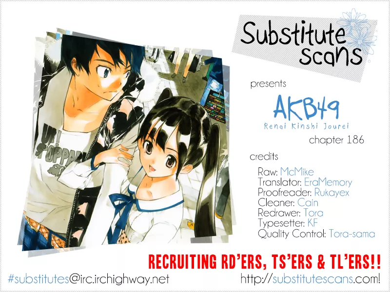 Read AKB49 – Renai Kinshi Jourei Chapter 186 - Secret Online