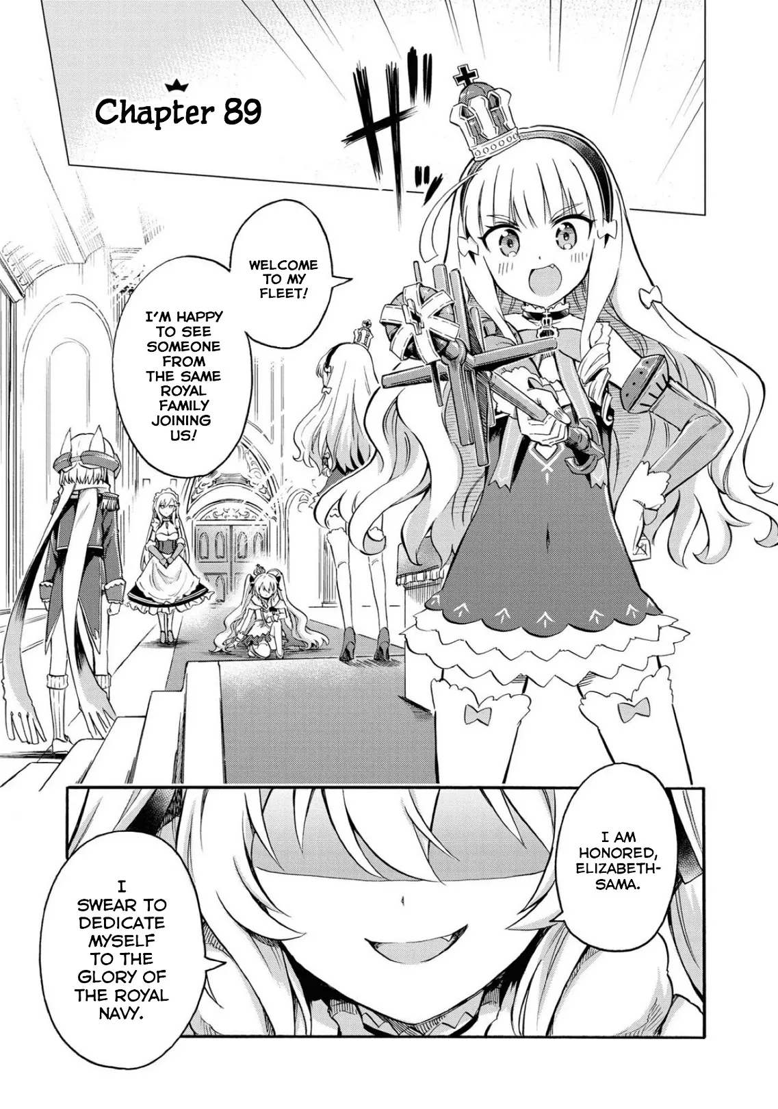 Read Azur Lane: Queen’s Orders Chapter 89 Online