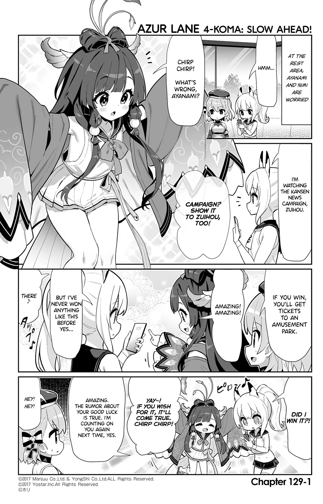 Read Azur Lane 4-koma: Slow Ahead Chapter 129 - Zuihou & Shouhou Online