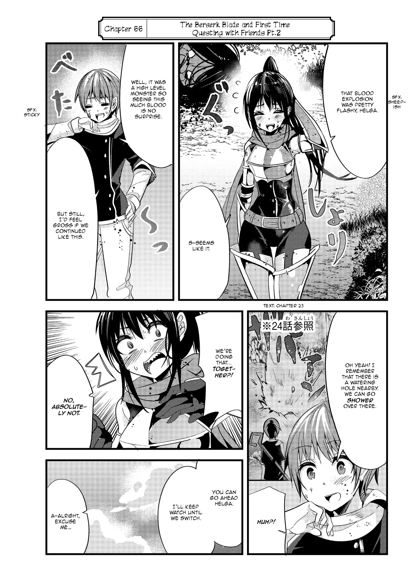 Read A Story About Treating a Female Knight Who Has Never Been Treated as a Woman as a Woman Chapter 67 - The Berserk Blade and First Time Questing with Friends Pt.2 Online