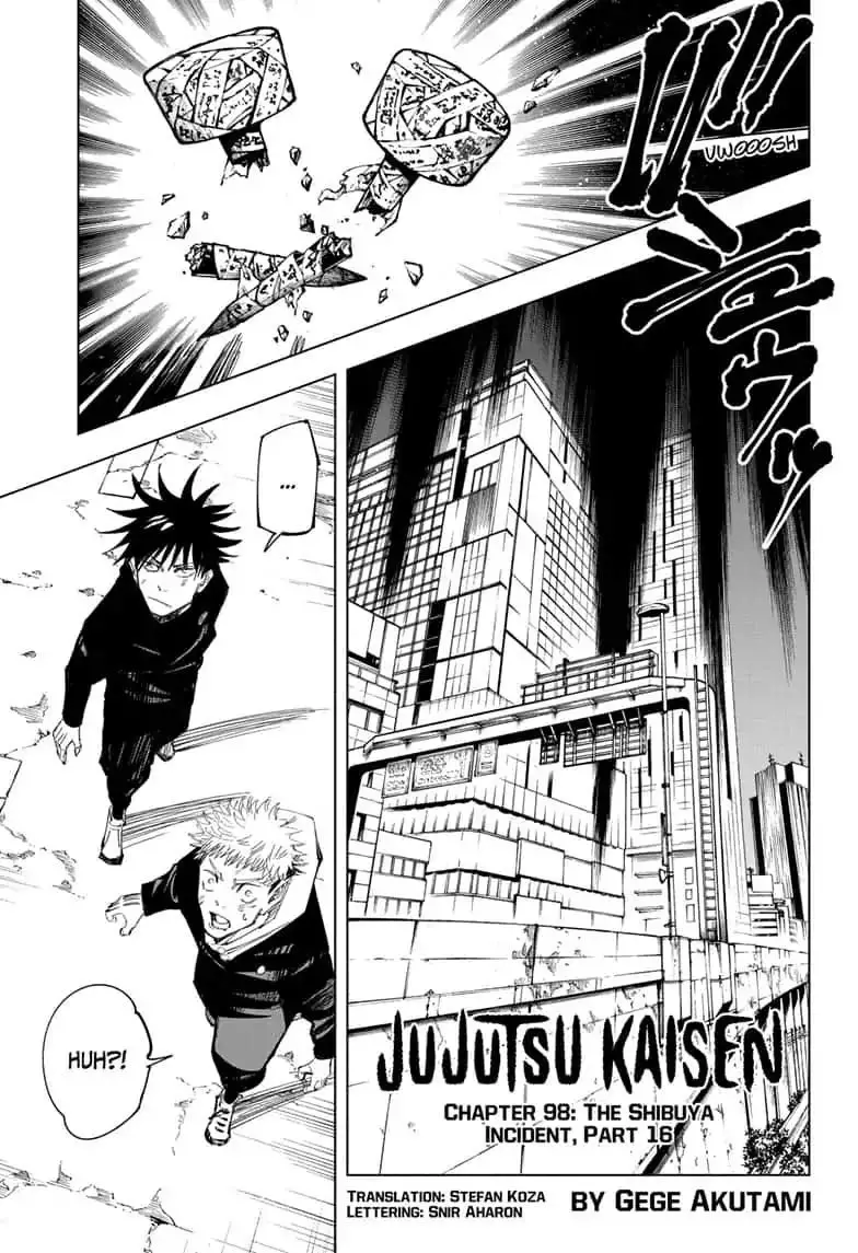 Read Jujutsu Kaisen Chapter 98 - The Shibuya Incident, Part 16 Online