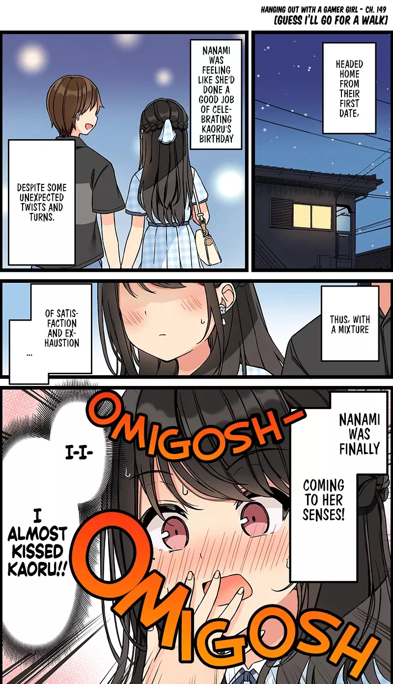 Read Hanging Out With a Gamer Girl Chapter 149 - Guess I'll Go For A Walk Online