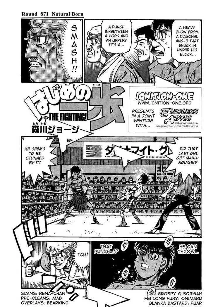 Read Hajime no Ippo Chapter 871 - Natural Born Online