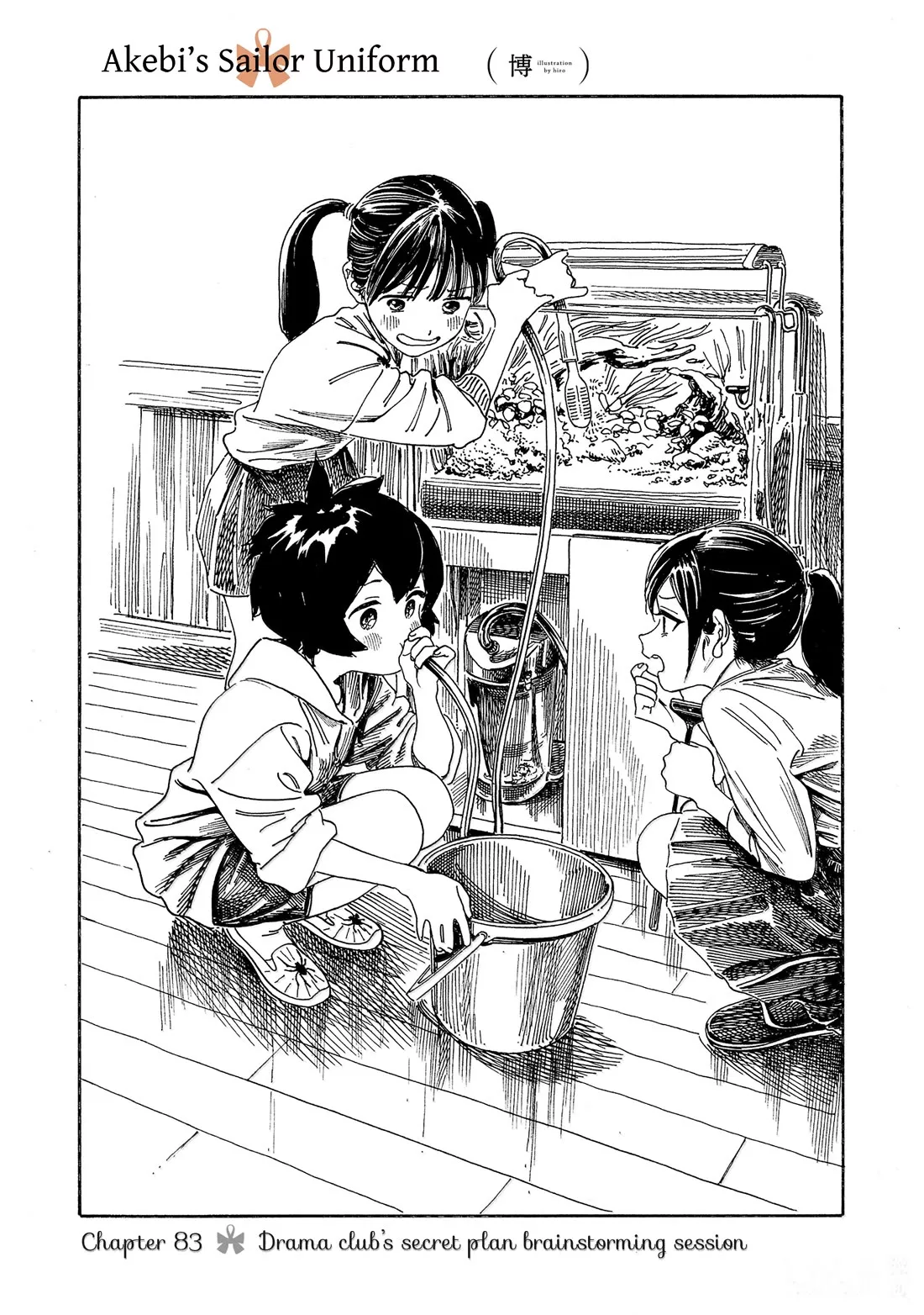 Read Akebi-chan no Sailor Fuku Chapter 83 - Drama Club's Secret Plan Brainstorming Session Online