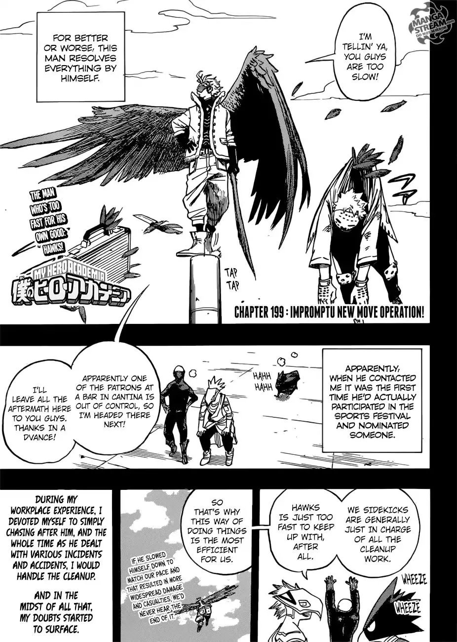 Read Boku no Hero Academia Chapter 199 - Impromptu New Move Operation! Online