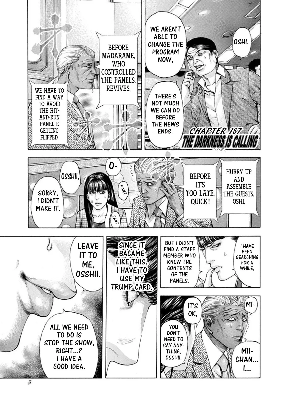 Read Usogui Chapter 187 - The Darkness Is Calling Online