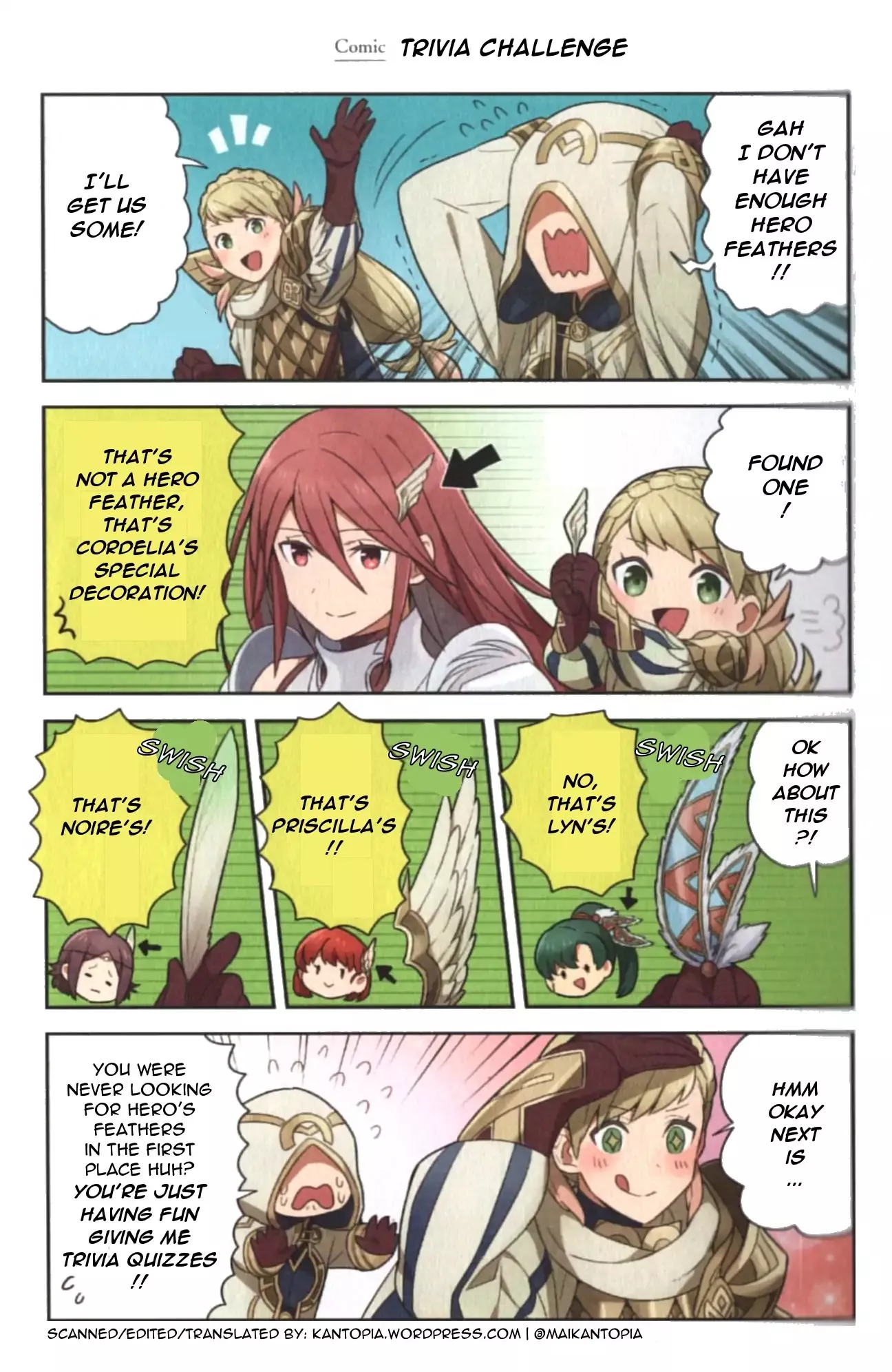 Read Fire Emblem Heroes Daily Lives of the Heroes Chapter 0.3 Online