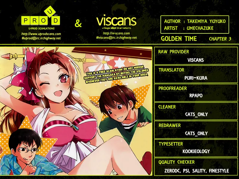 Read Golden Time (Umechazuke) Chapter 3 - Welcome! Neo-Children Online