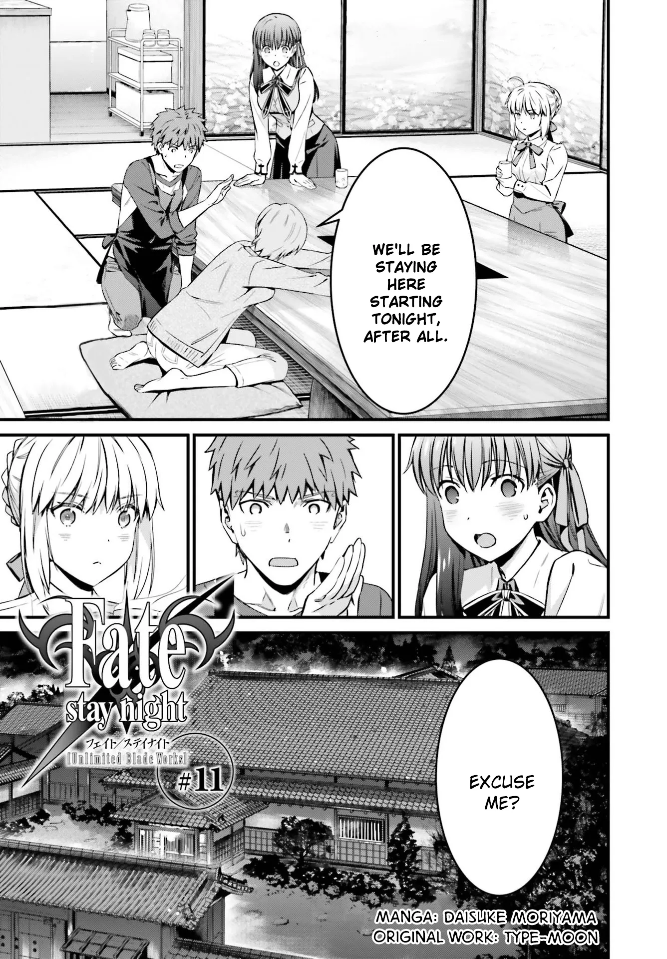 Read Fate/stay night [Unlimited Blade Works] Chapter 11.1 Online