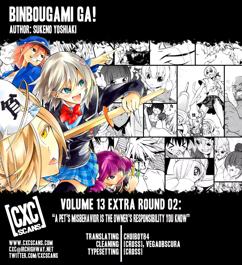 Read Binbougami ga! Chapter 60.2 - Extra Round 2: A Pet's Misbehavior is the Owners Responsibility You Know Online