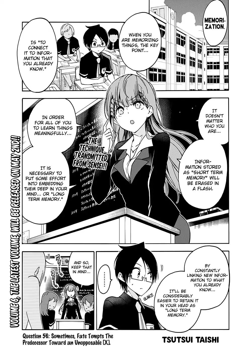 Read Bokutachi wa Benkyou ga Dekinai Chapter 56 - Sometimes, Fate Tempts The Predecessor Toward An Unopposable [X] Online