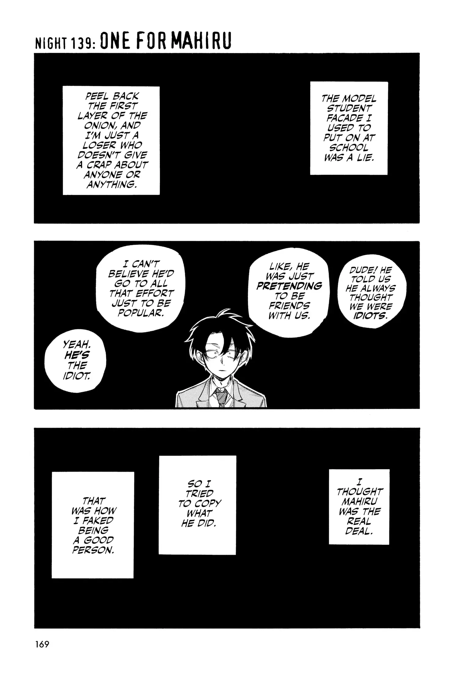 Read Yofukashi no Uta Chapter 139 Online