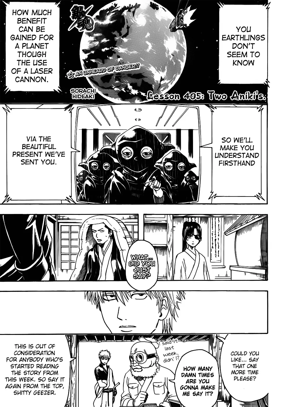 Read Gintama Chapter 405 - Two Aniki's. Online