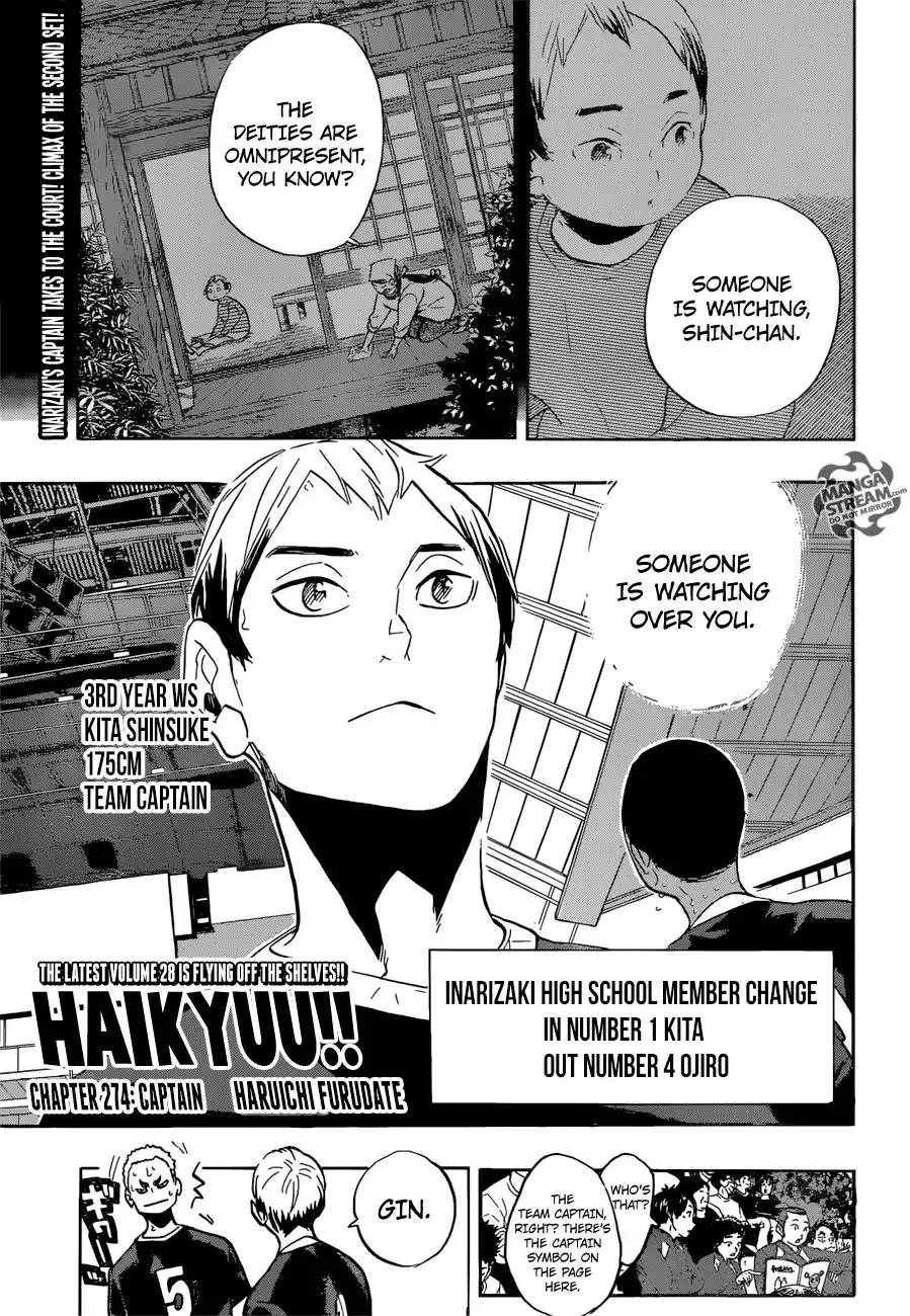 Read Haikyu!! Chapter 274 - Captain Online