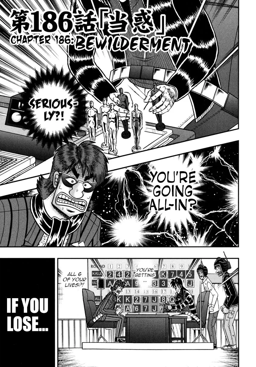 Read Gambling Outcast Kaiji: The One Poker Arc – Kaiji Part 5 Chapter 186 - Bewilderment Online