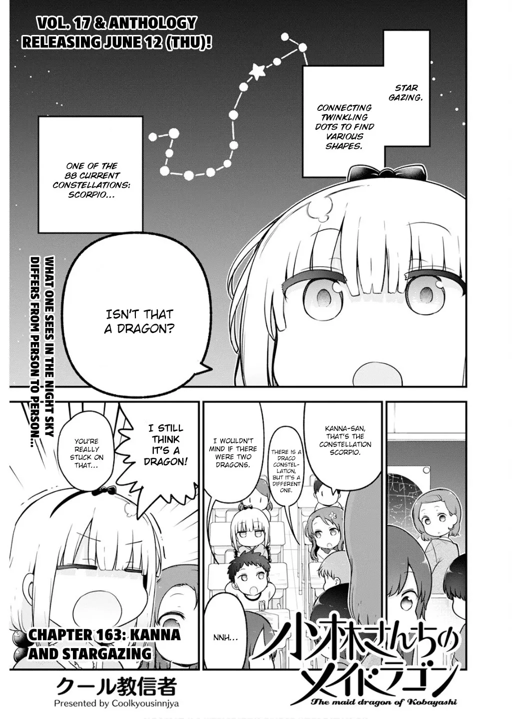 Read Kobayashi-san Chi no Maid Dragon Chapter 163 - Kanna and Stargazing Online